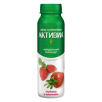 Питьевой йогурт Активиа Земляника 260гр