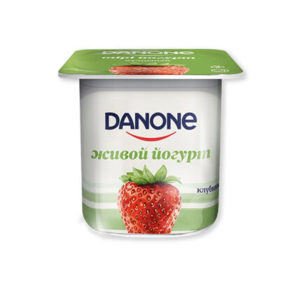 Йогурт Danone Клубника 3% 100гр