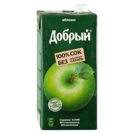 Нектар Добрый Яблочный нектар Фермерские яблочки 50% 2л