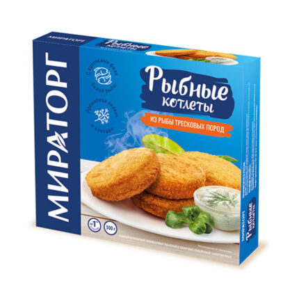 Котлеты Мираторг рыбные из фарша 270р