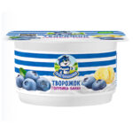 Творожок Простоквашино Голубика-Банан 3,6% 110гр