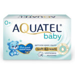 Мыло туалетное Акватель детское Хлопковое молочко 90гр