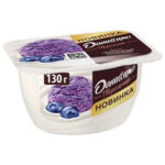 Творожный дессерт Даниссимо Черничный 5,6% 130гр