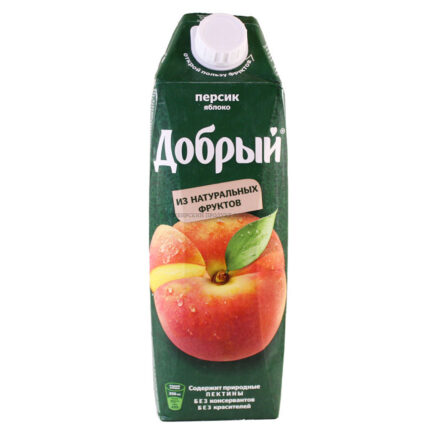 Нектар Добрый Персиково-яблочный 45% 1л