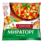 Азиатский жареный рис с курицей с/м 400гр