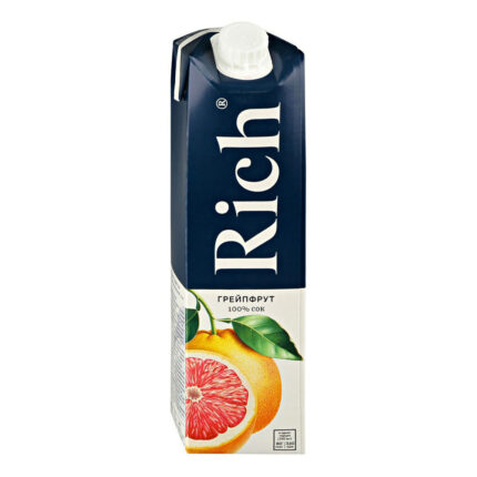 Сок Rich Грейпфрутовый с мякотью 100% 1л