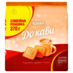 Сахарное печенье к кофе топленное молоко 370гр