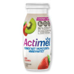 Напиток кисломолочный Actimel  Киви Клубника 1,5% 95гр