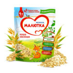 Каша безмолочная Малютка овсяная 200гр