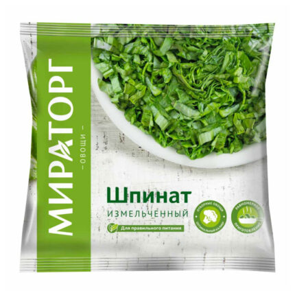 Шпинат Vитамин измельченный 400гр