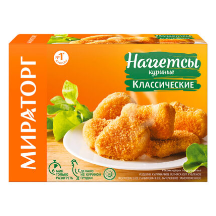 Наггетсы Мираторг куринные Классические 250гр