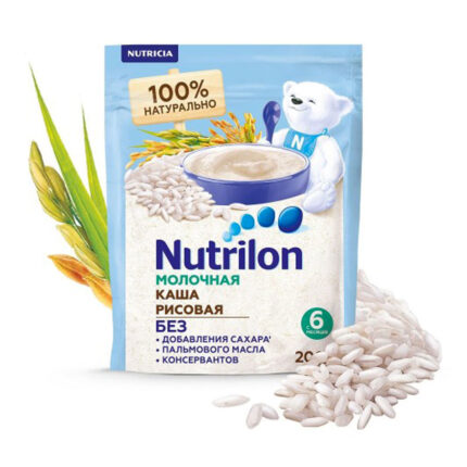 Каша молочная Nutrilon рисовая 200гр
